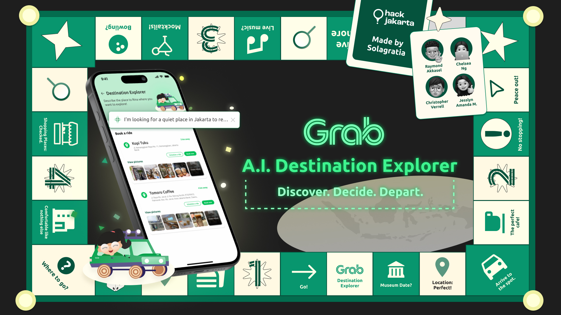 Grab A.I. Destination Explorer